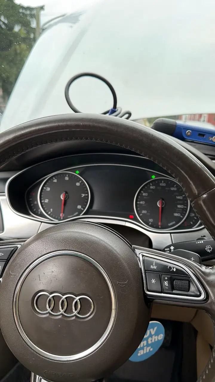 Dashboard during key programming — Kwikey Locksmith work in Delaware