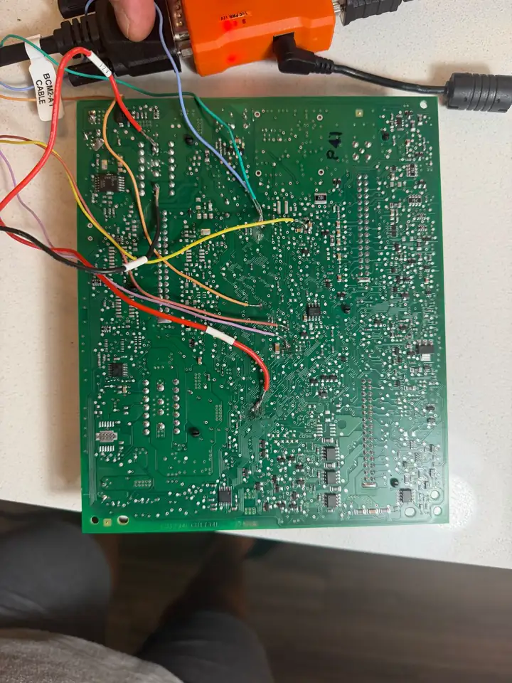 Module board wired for programming — Kwikey Locksmith job near Newark