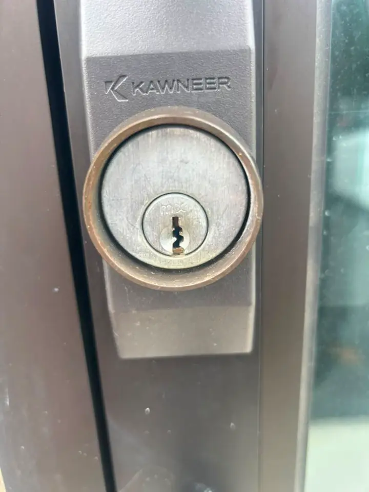 Aluminum storefront door cylinder — Kwikey Locksmith work in Delaware